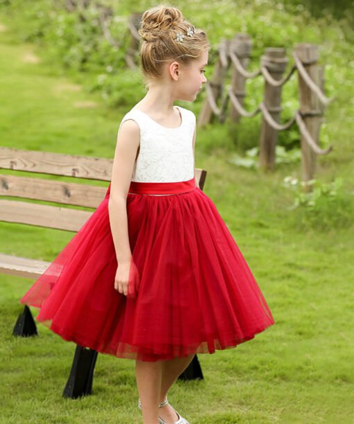 white and red flower girl dresses 1558004