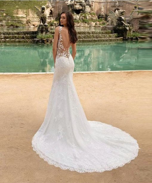 beach summer wedding dresses 1538-004