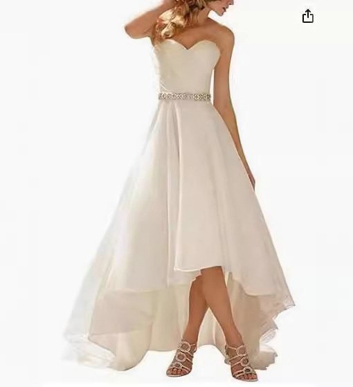 high low wedding dress 1533-002