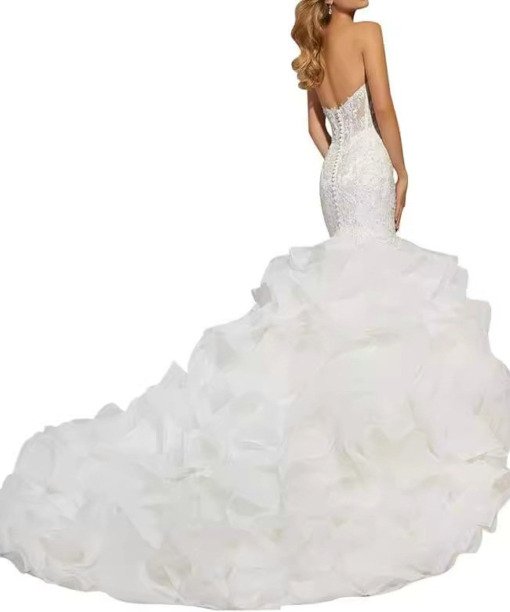 sweetheart mermaid wedding dress 1527-001