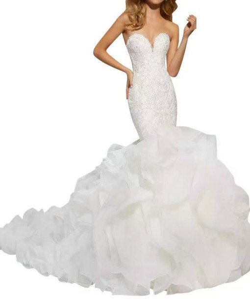 sweetheart mermaid wedding dress 1527-003