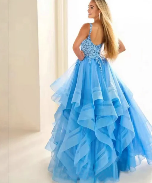 tiered prom dress 1579-001
