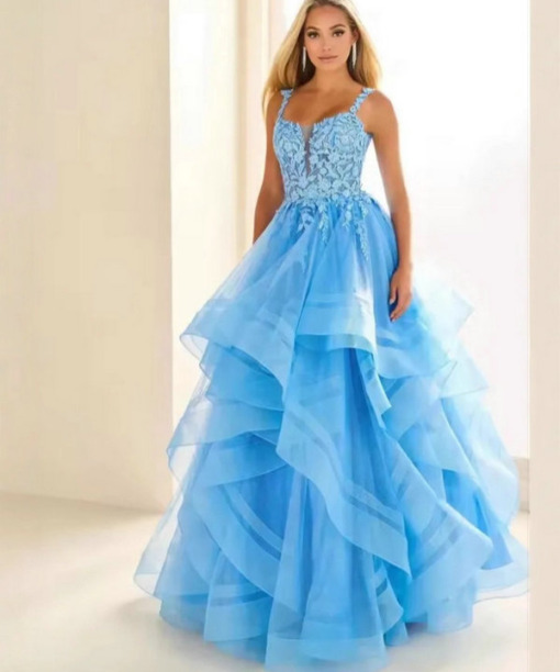 tiered prom dress1579-004