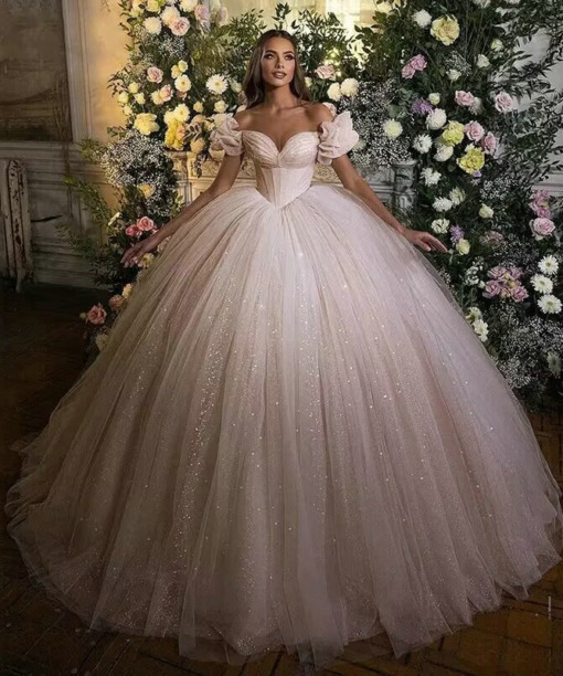 white princess wedding dress 1574-002