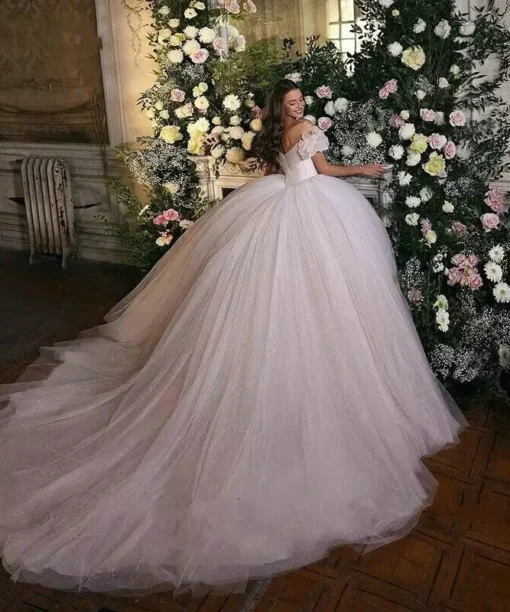 white princess wedding dress 1574-003